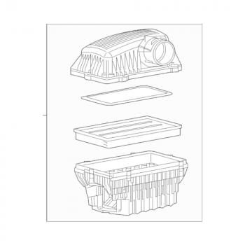 Luftfilterkasten 68264882AC Dodge RAM 1500 2021